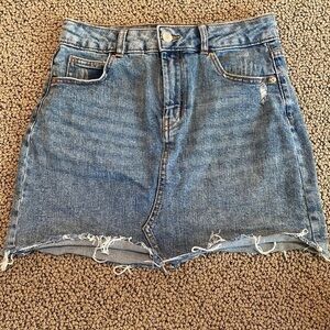 Denim Mini Skirt
